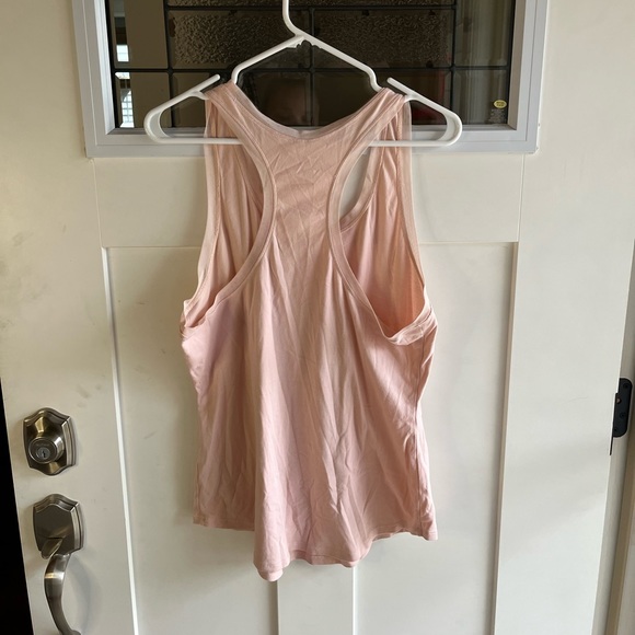FABLETICS light pink racerback mesh trim workout tank top - Picture 4 of 4